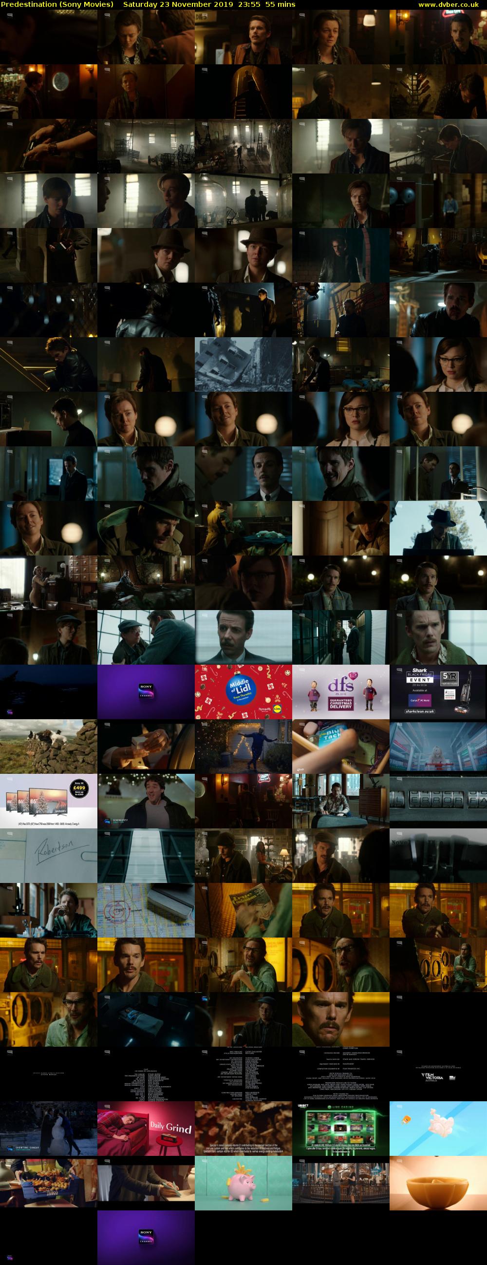 Predestination (Sony Movies) Saturday 23 November 2019 23:55 - 00:50