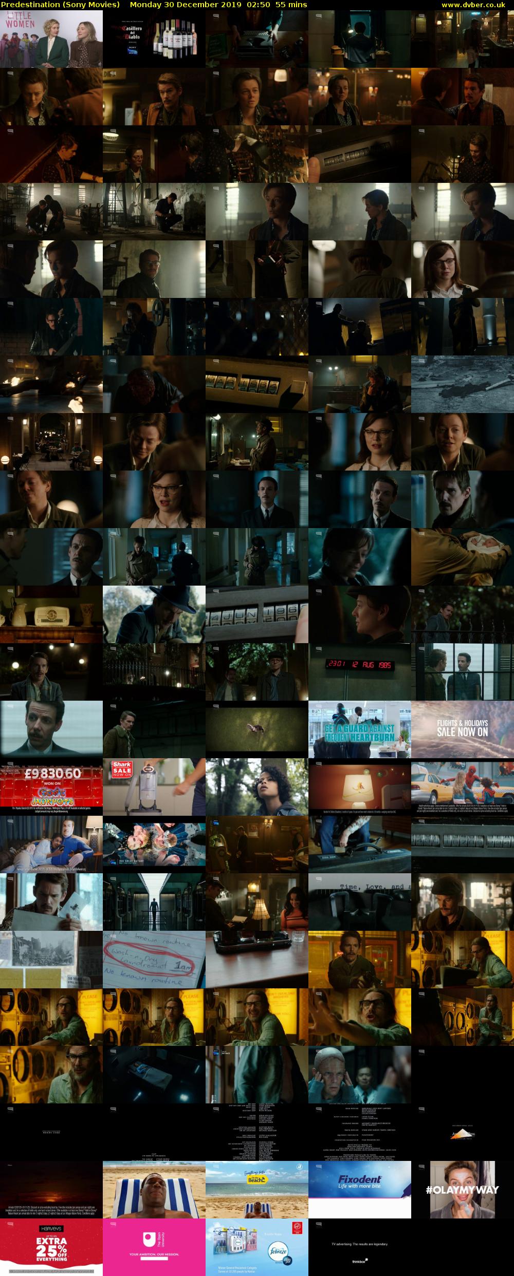 Predestination (Sony Movies) Monday 30 December 2019 02:50 - 03:45