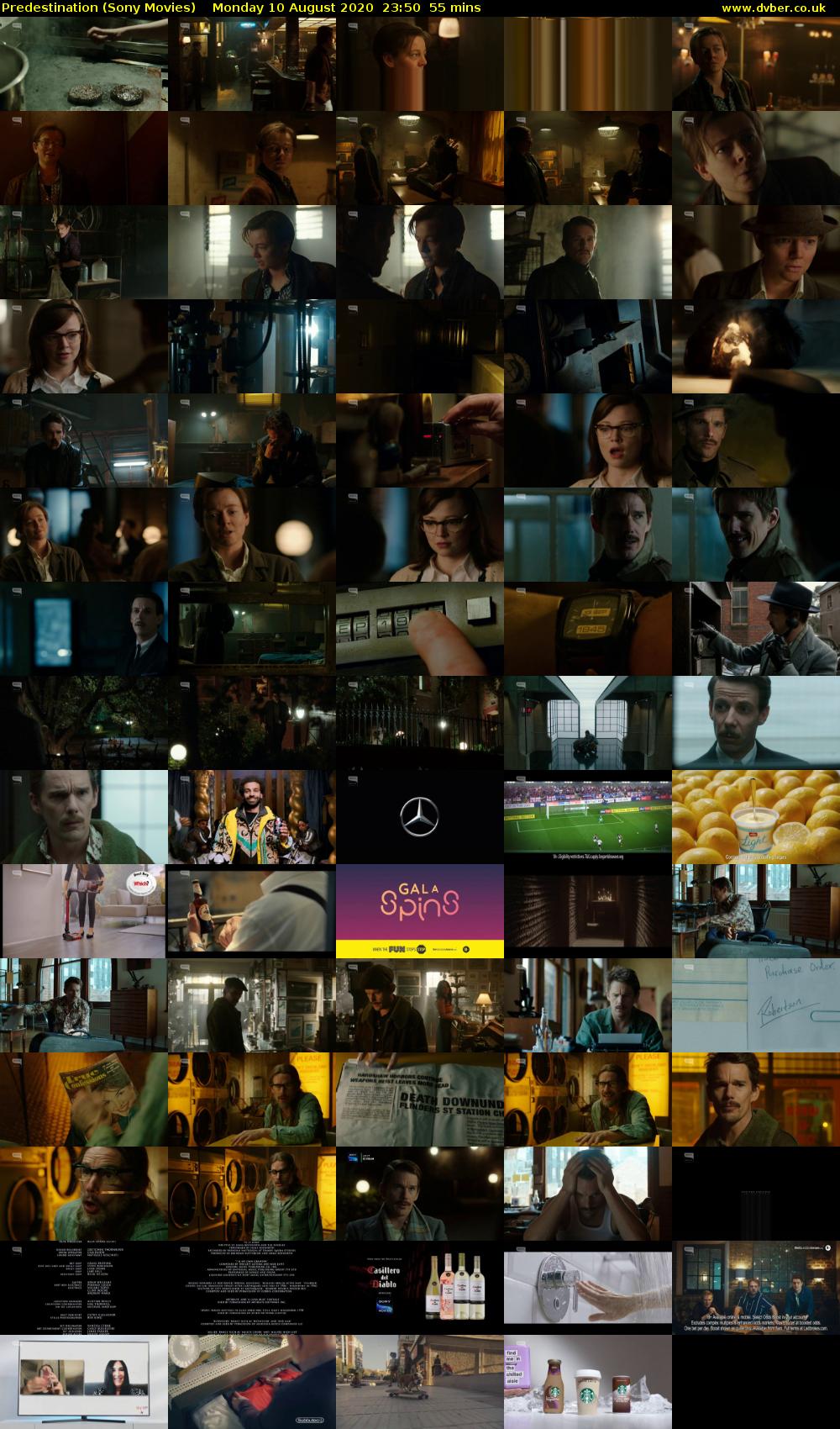 Predestination (Sony Movies) Monday 10 August 2020 23:50 - 00:45