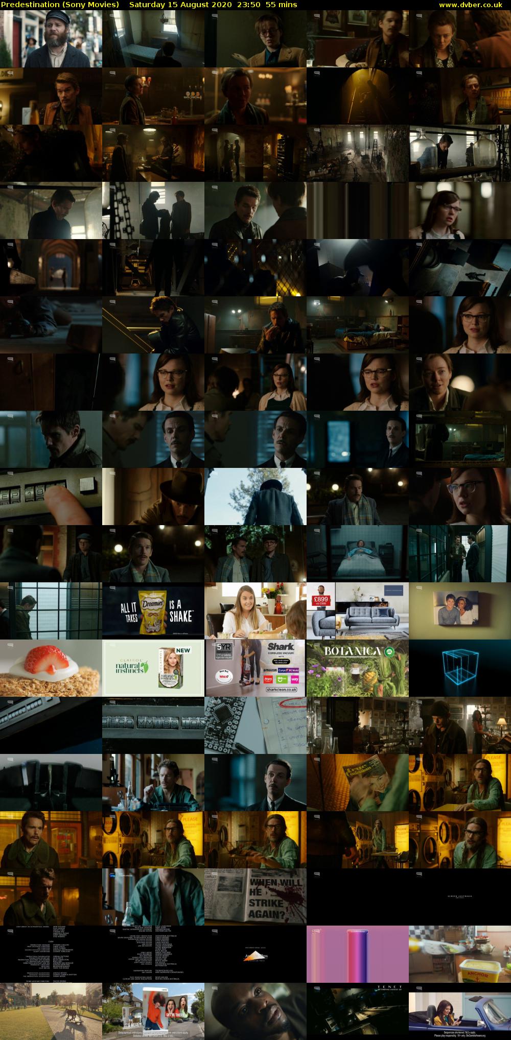 Predestination (Sony Movies) Saturday 15 August 2020 23:50 - 00:45