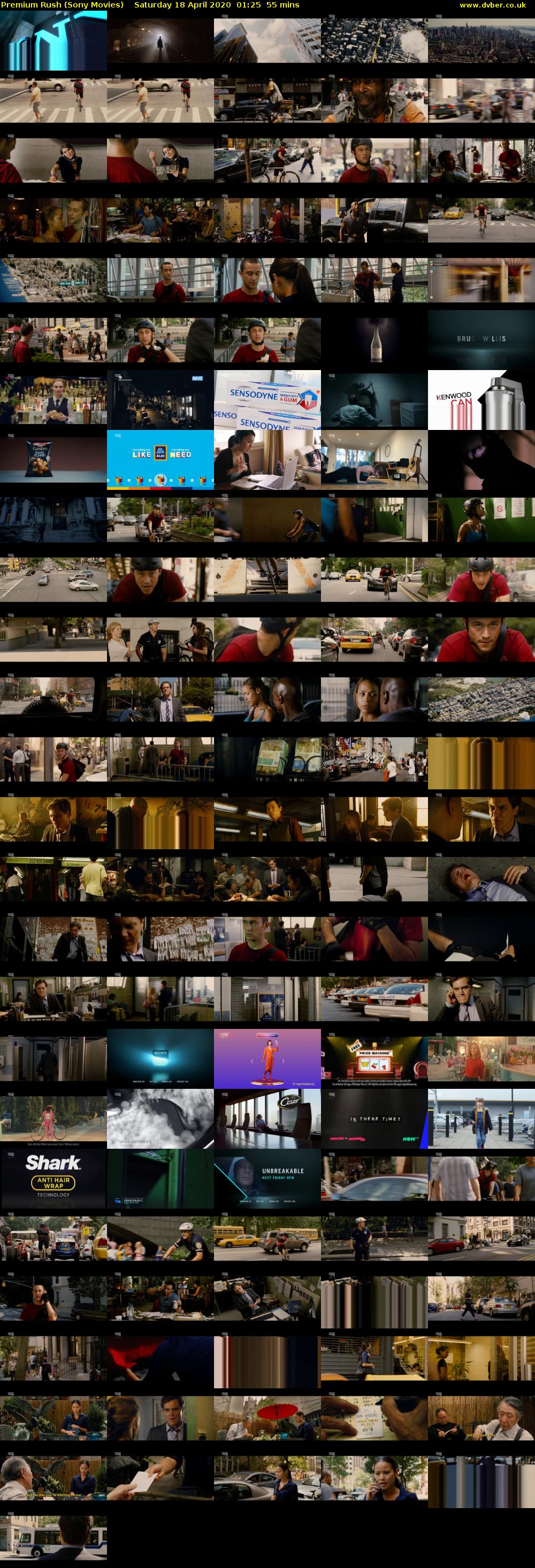 Premium Rush (Sony Movies) Saturday 18 April 2020 01:25 - 02:20