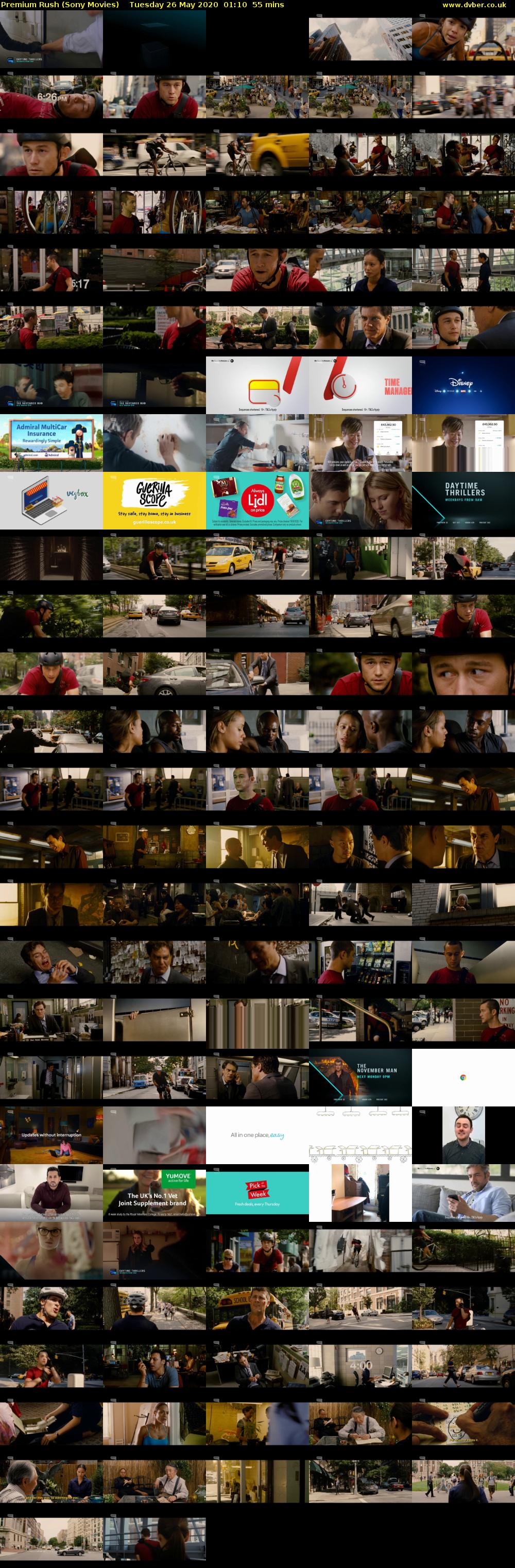 Premium Rush (Sony Movies) Tuesday 26 May 2020 01:10 - 02:05