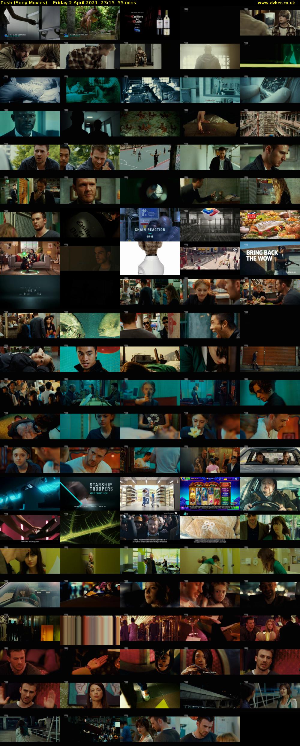 Push (Sony Movies) Friday 2 April 2021 23:15 - 00:10