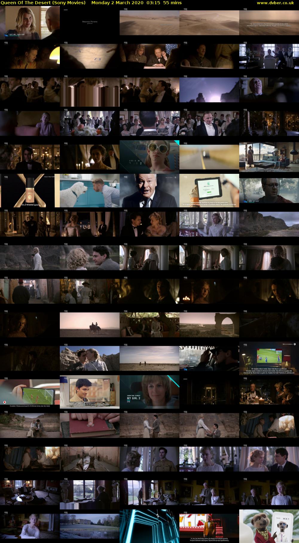 Queen Of The Desert (Sony Movies) Monday 2 March 2020 03:15 - 04:10