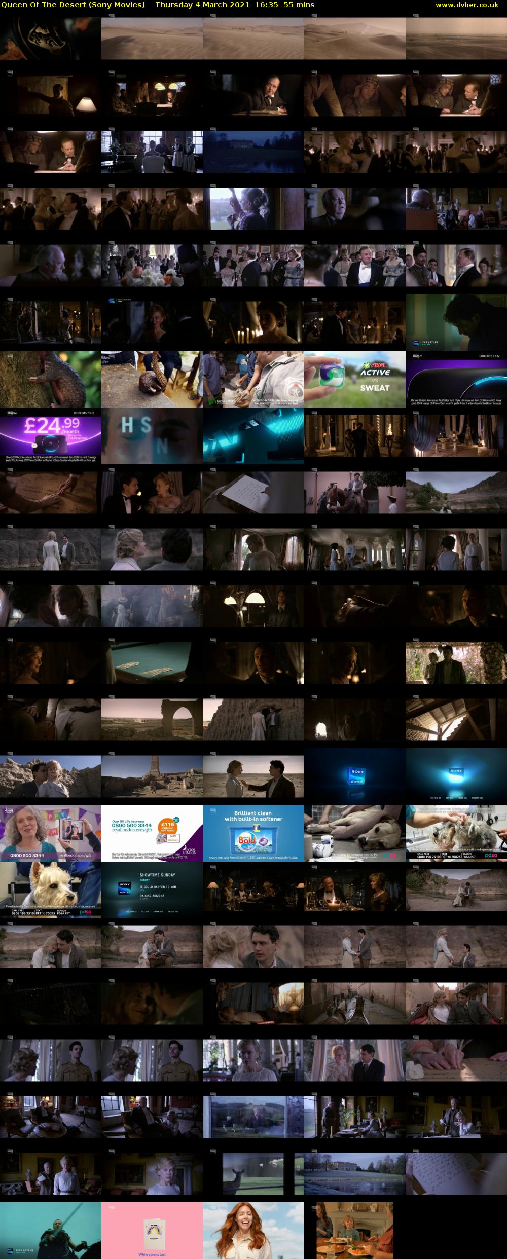 Queen Of The Desert (Sony Movies) Thursday 4 March 2021 16:35 - 17:30