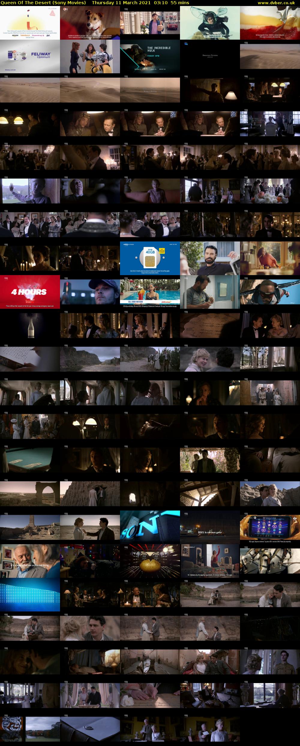 Queen Of The Desert (Sony Movies) Thursday 11 March 2021 03:10 - 04:05
