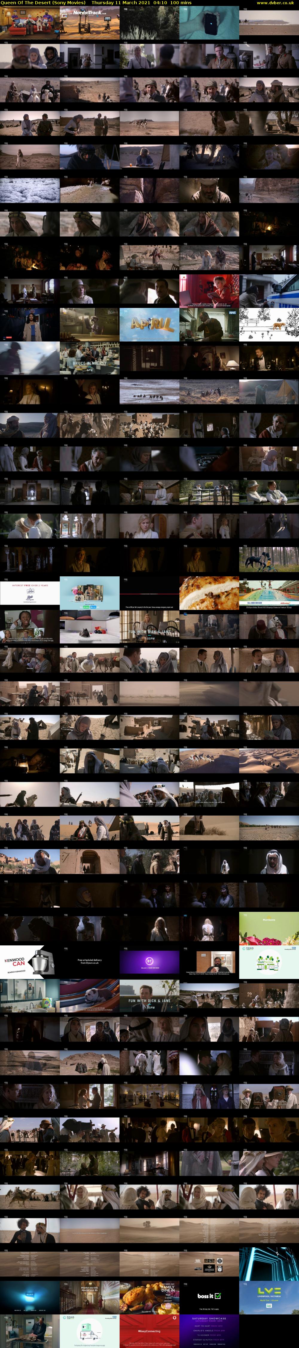 Queen Of The Desert (Sony Movies) Thursday 11 March 2021 04:10 - 05:50