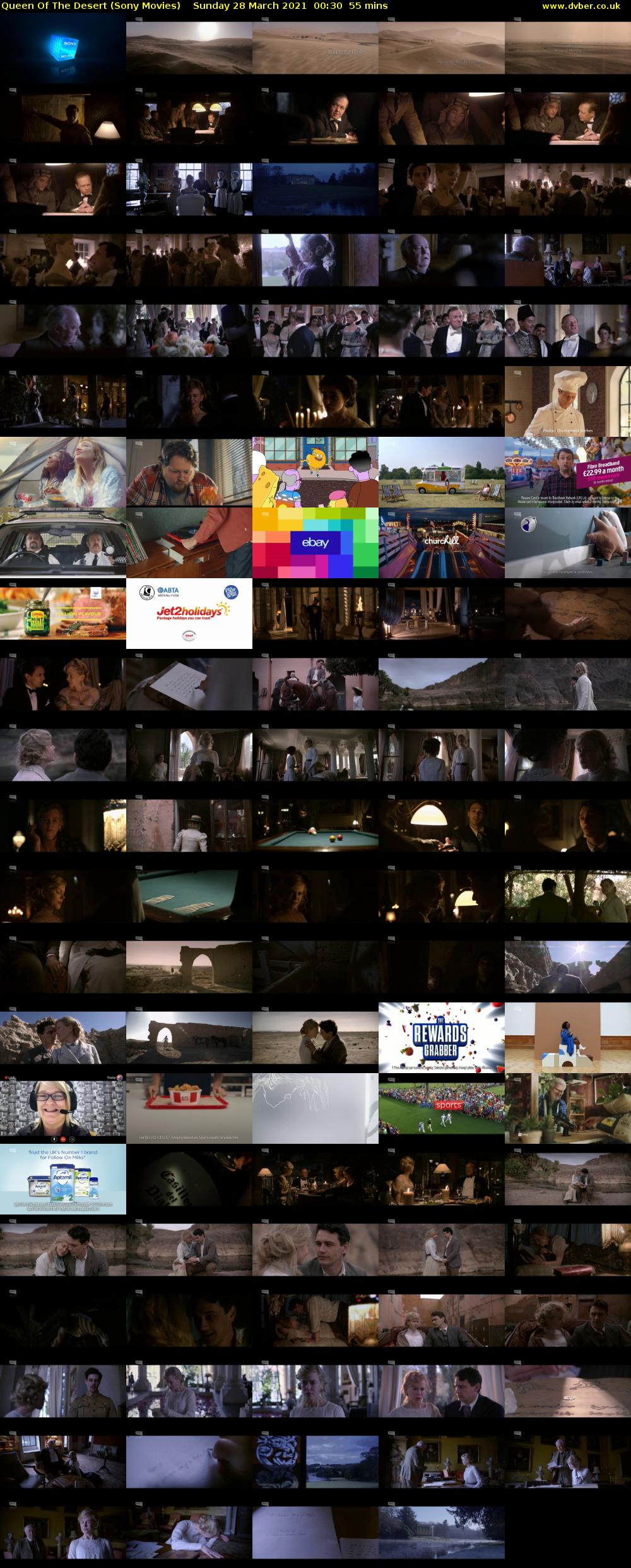 Queen Of The Desert (Sony Movies) Sunday 28 March 2021 00:30 - 02:25