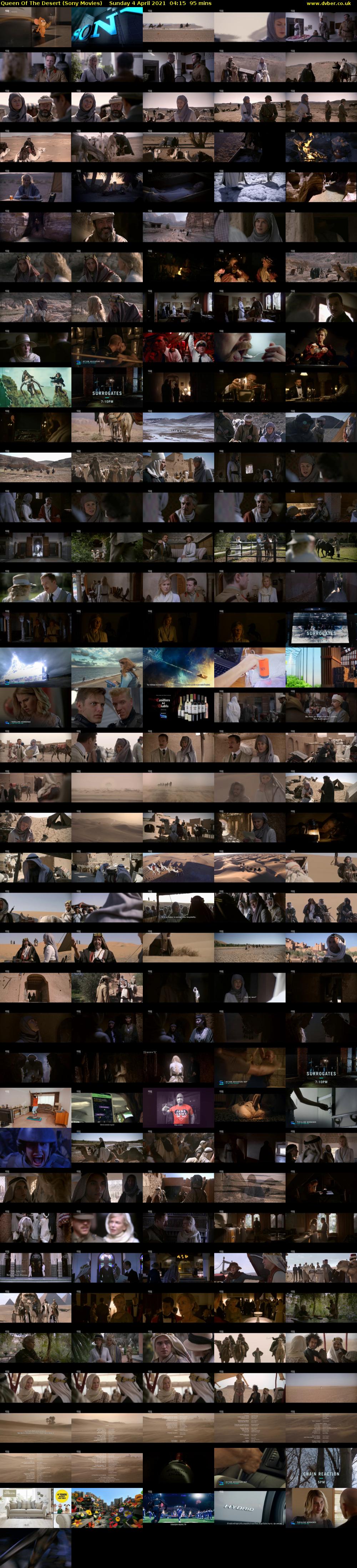 Queen Of The Desert (Sony Movies) Sunday 4 April 2021 04:15 - 05:50