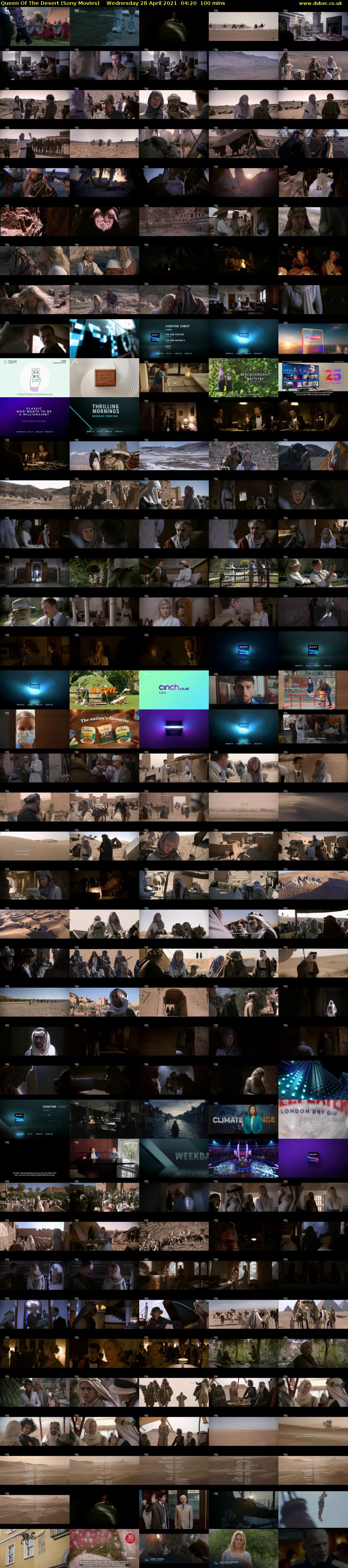 Queen Of The Desert (Sony Movies) Wednesday 28 April 2021 04:20 - 06:00