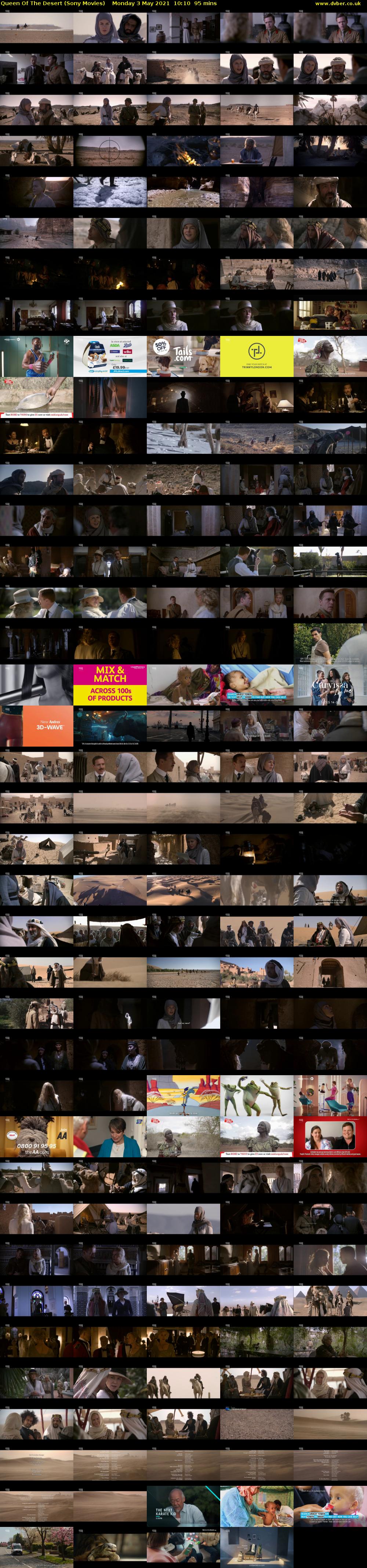 Queen Of The Desert (Sony Movies) Monday 3 May 2021 10:10 - 11:45