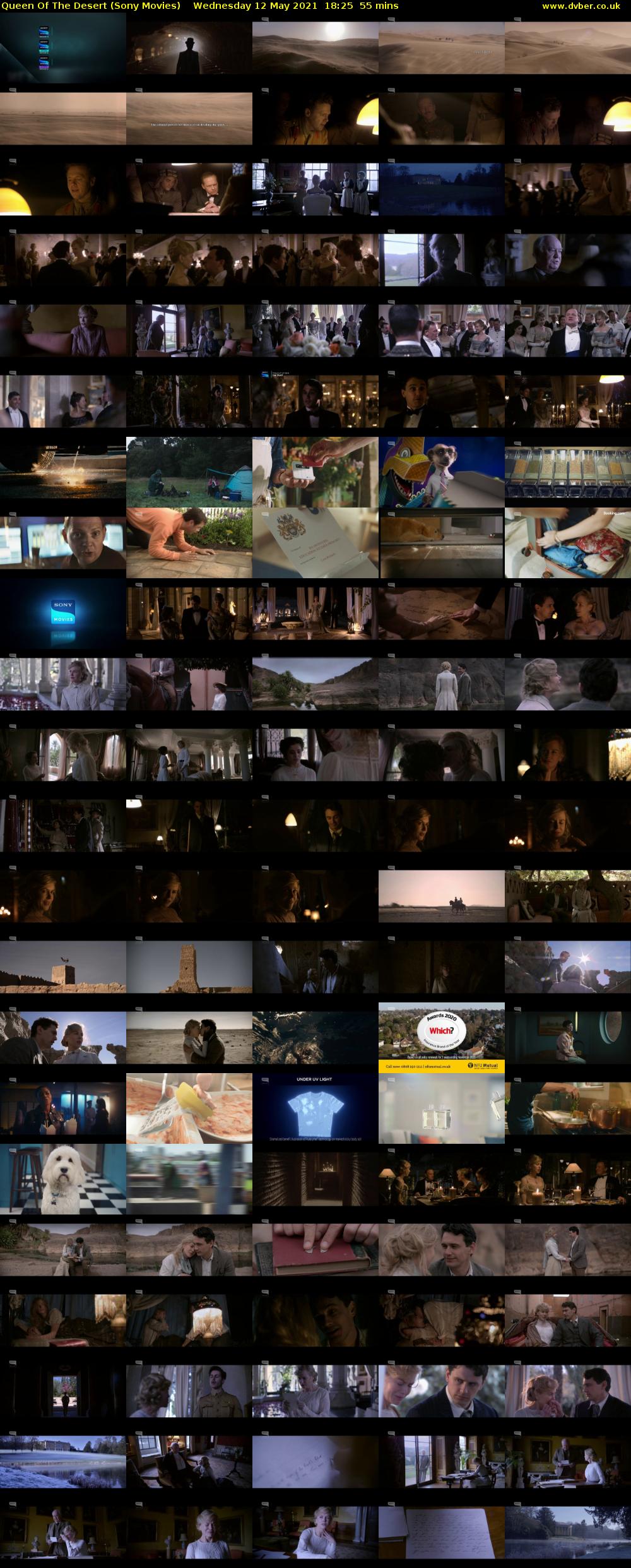 Queen Of The Desert (Sony Movies) Wednesday 12 May 2021 18:25 - 19:20