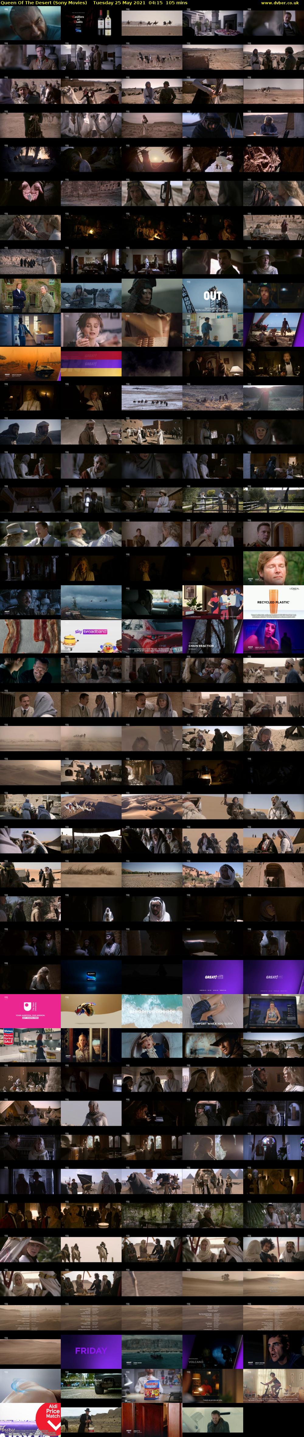 Queen Of The Desert (Sony Movies) Tuesday 25 May 2021 04:15 - 06:00