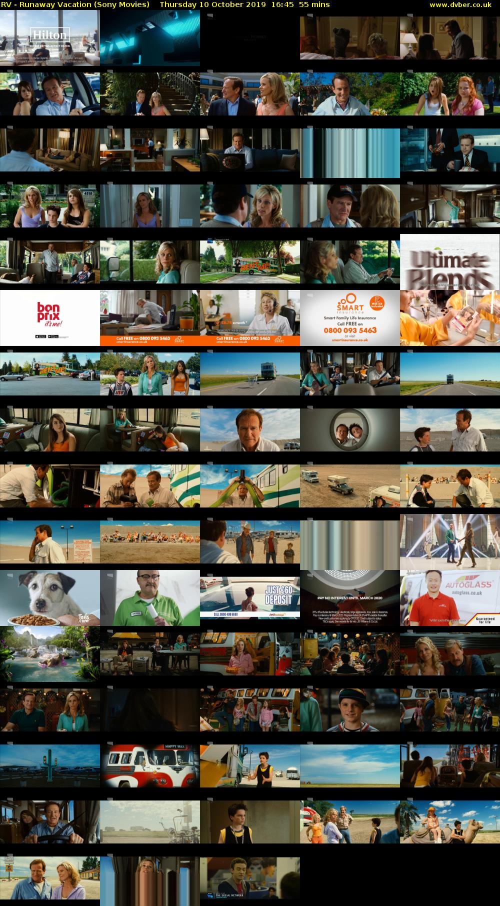 RV - Runaway Vacation (Sony Movies) Thursday 10 October 2019 16:45 - 17:40