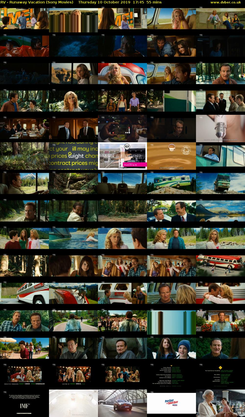 RV - Runaway Vacation (Sony Movies) Thursday 10 October 2019 17:45 - 18:40
