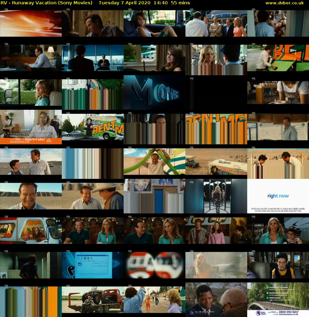 RV - Runaway Vacation (Sony Movies) Tuesday 7 April 2020 14:40 - 15:35