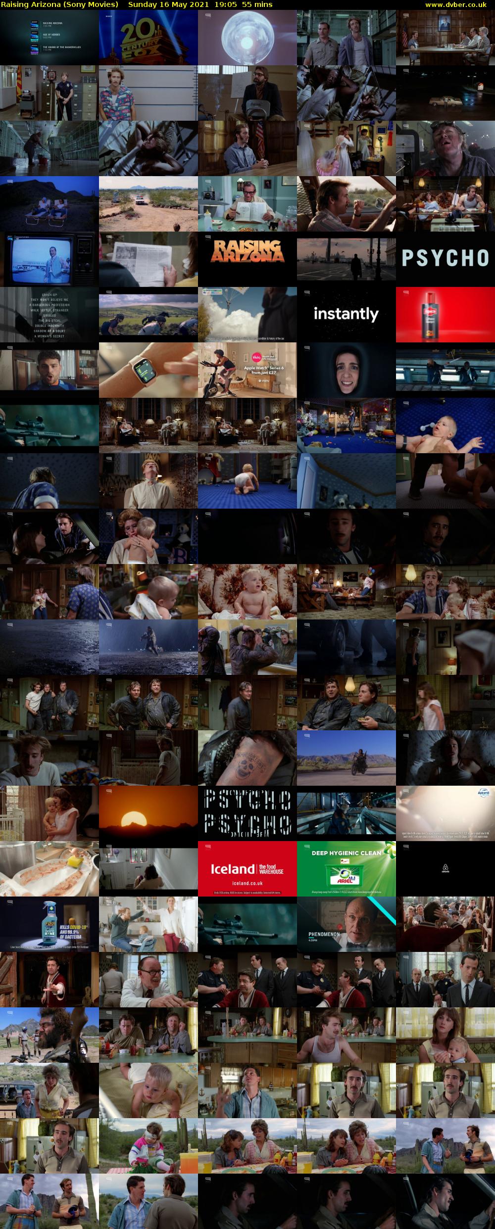 Raising Arizona (Sony Movies) Sunday 16 May 2021 19:05 - 20:00