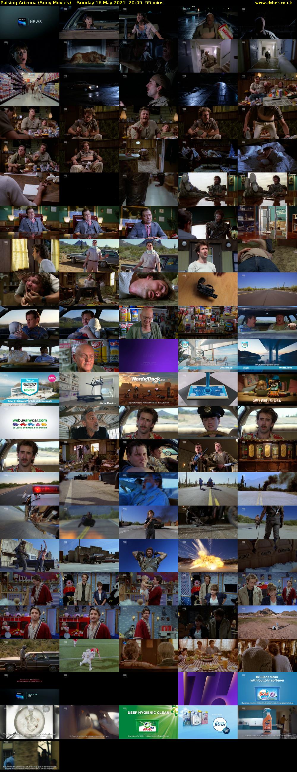 Raising Arizona (Sony Movies) Sunday 16 May 2021 20:05 - 21:00