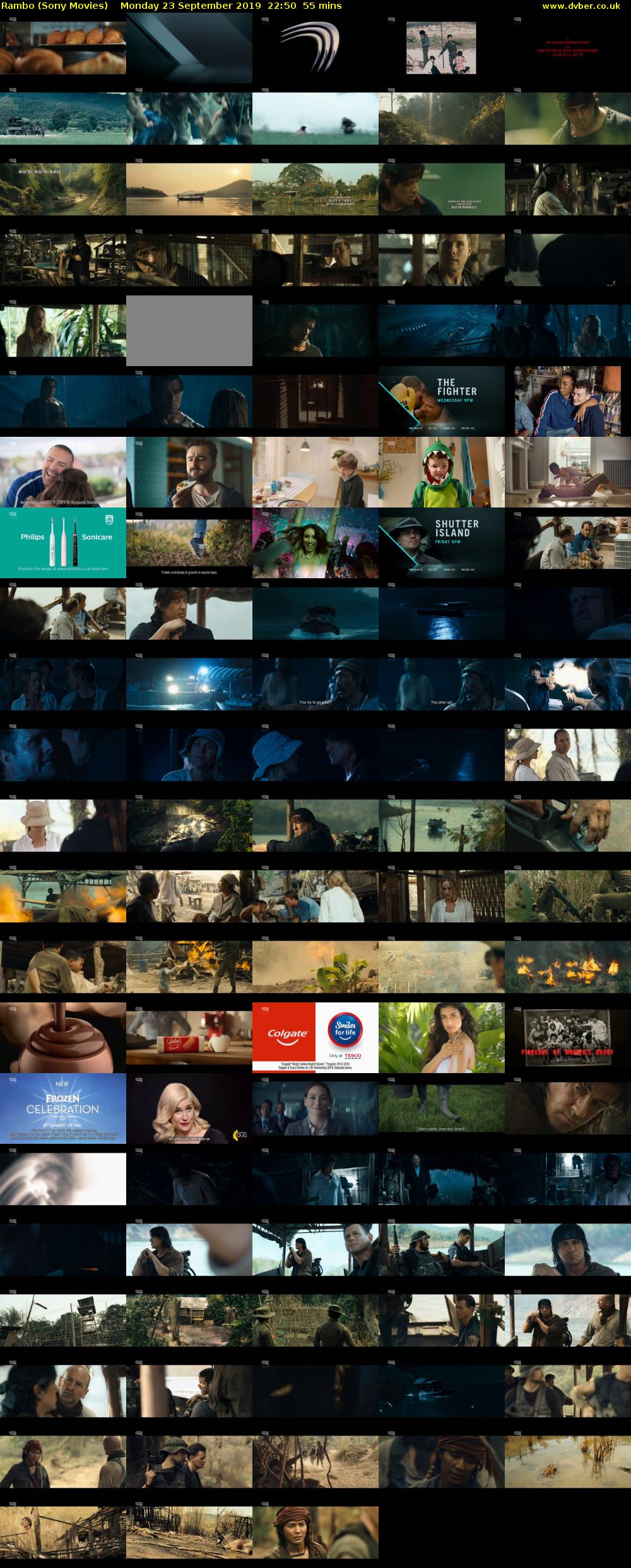 Rambo (Sony Movies) Monday 23 September 2019 22:50 - 23:45