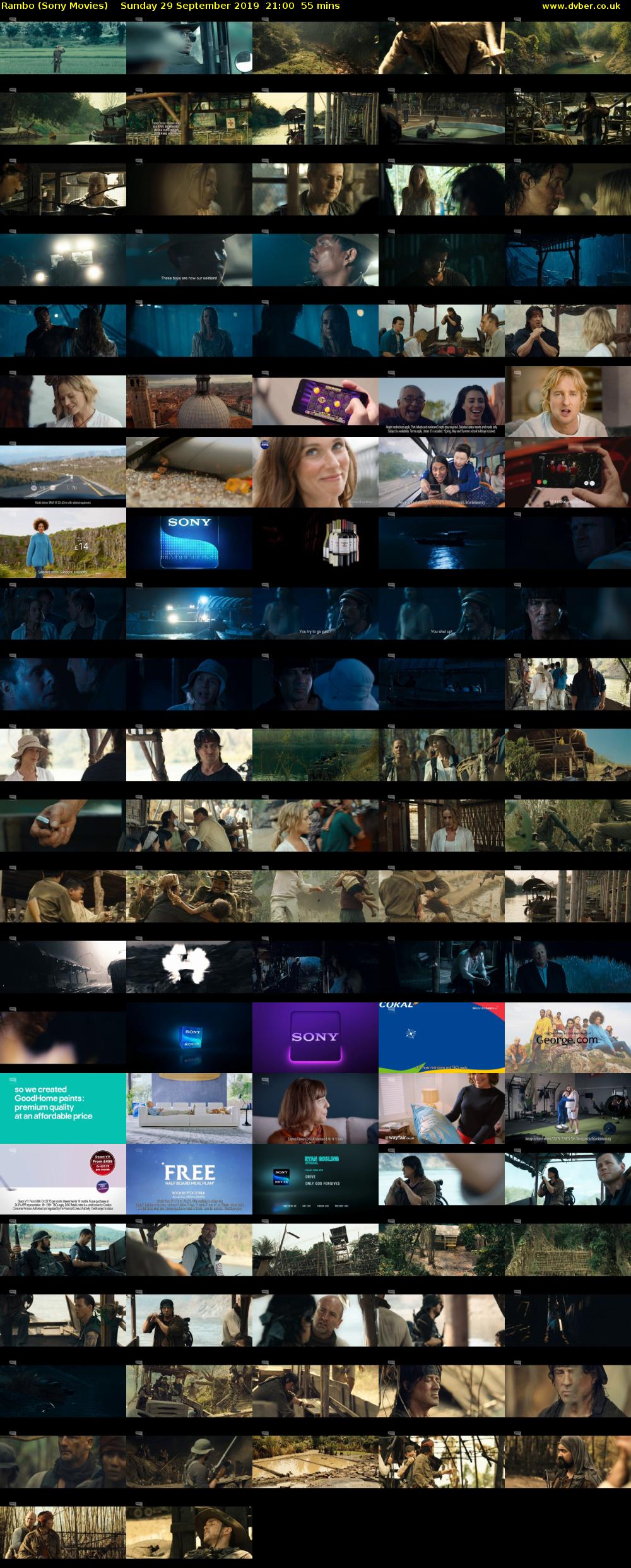 Rambo (Sony Movies) Sunday 29 September 2019 21:00 - 21:55