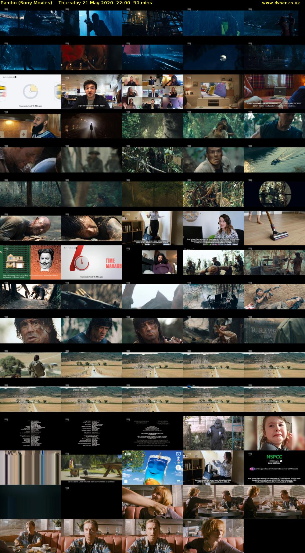 Rambo (Sony Movies) Thursday 21 May 2020 22:00 - 22:50