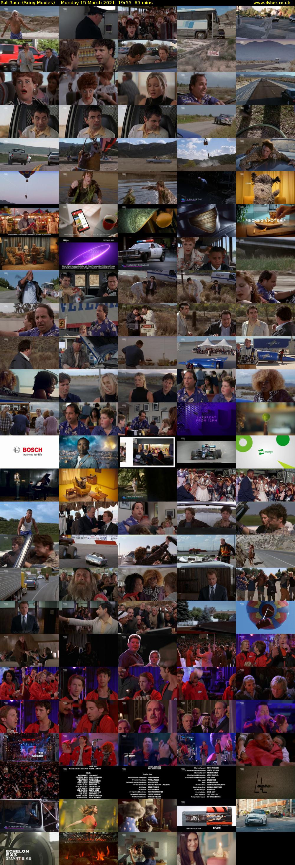Rat Race (Sony Movies) Monday 15 March 2021 19:55 - 21:00