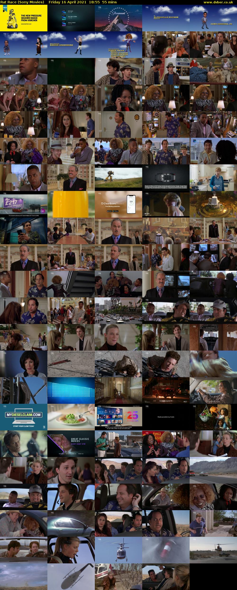 Rat Race (Sony Movies) Friday 16 April 2021 18:55 - 19:50