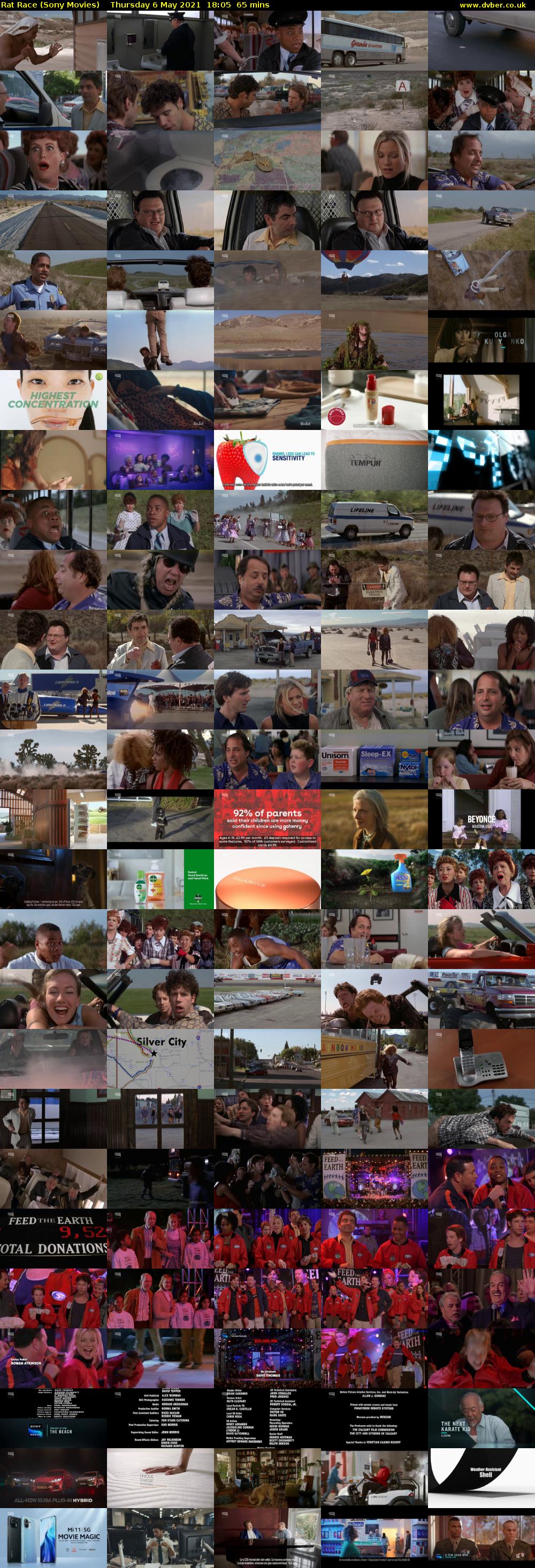 Rat Race (Sony Movies) Thursday 6 May 2021 18:05 - 19:10