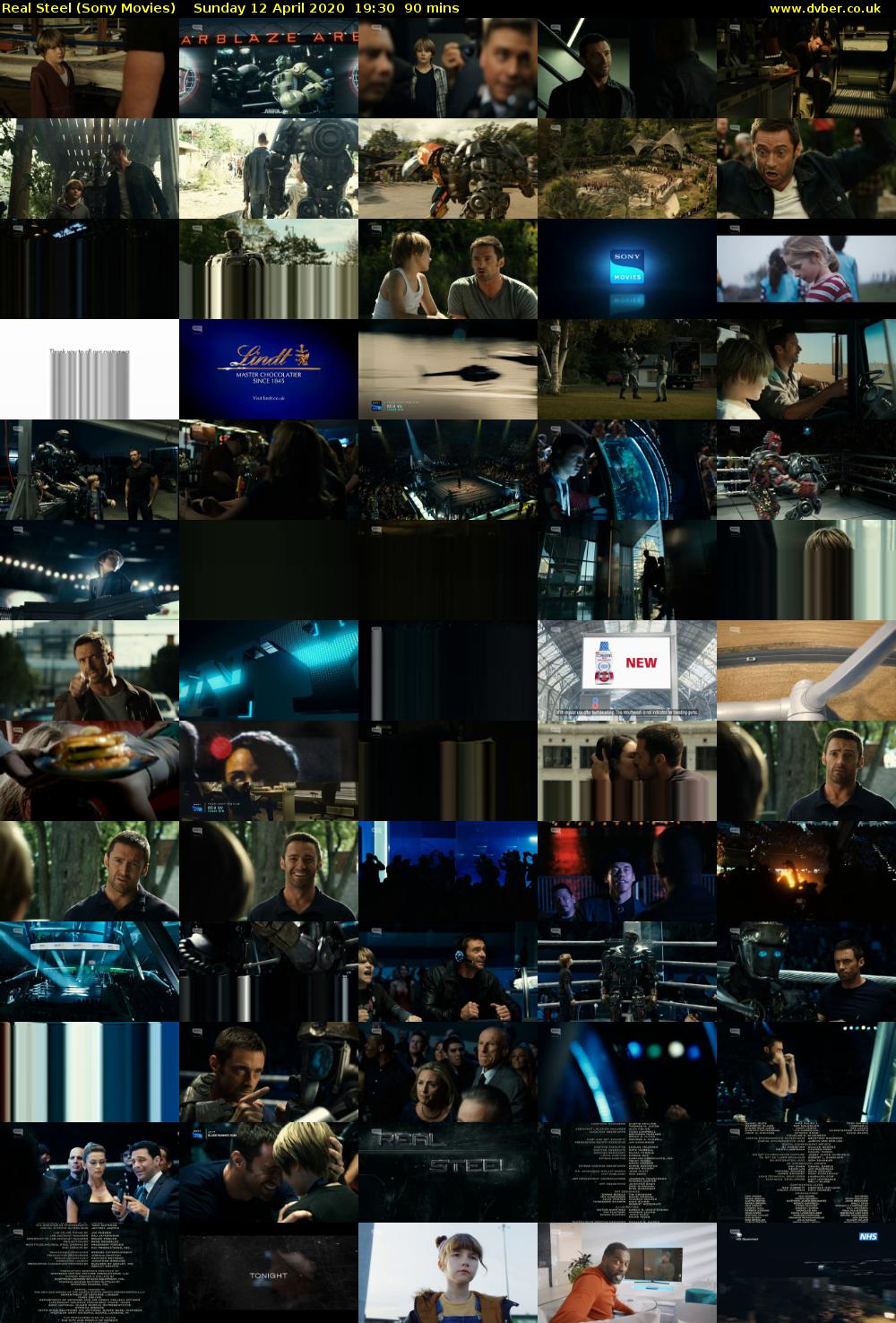 Real Steel (Sony Movies) Sunday 12 April 2020 19:30 - 21:00