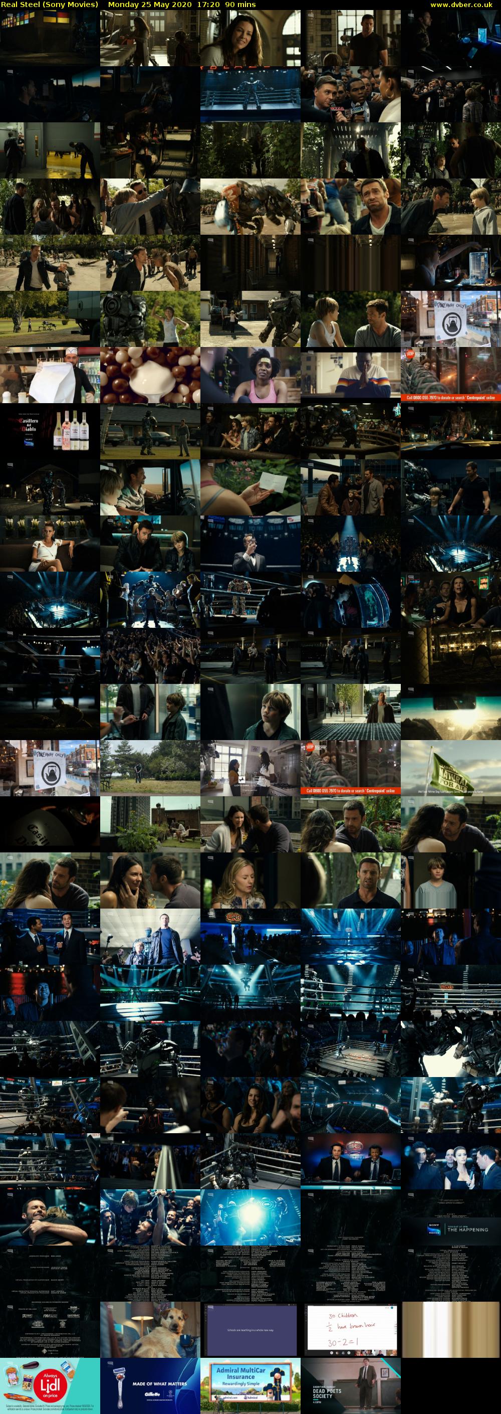 Real Steel (Sony Movies) Monday 25 May 2020 17:20 - 18:50