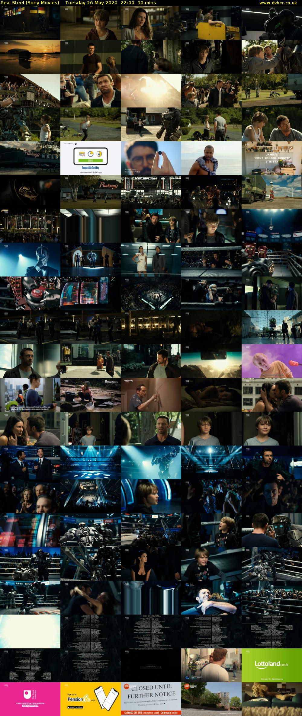 Real Steel (Sony Movies) Tuesday 26 May 2020 22:00 - 23:30