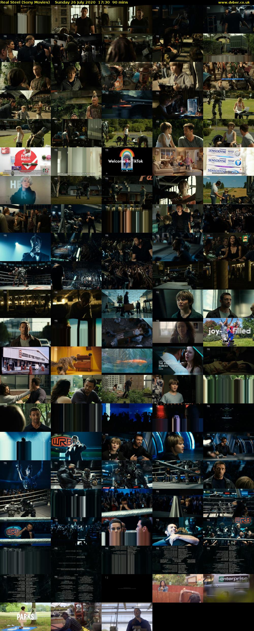 Real Steel (Sony Movies) Sunday 26 July 2020 17:30 - 19:00