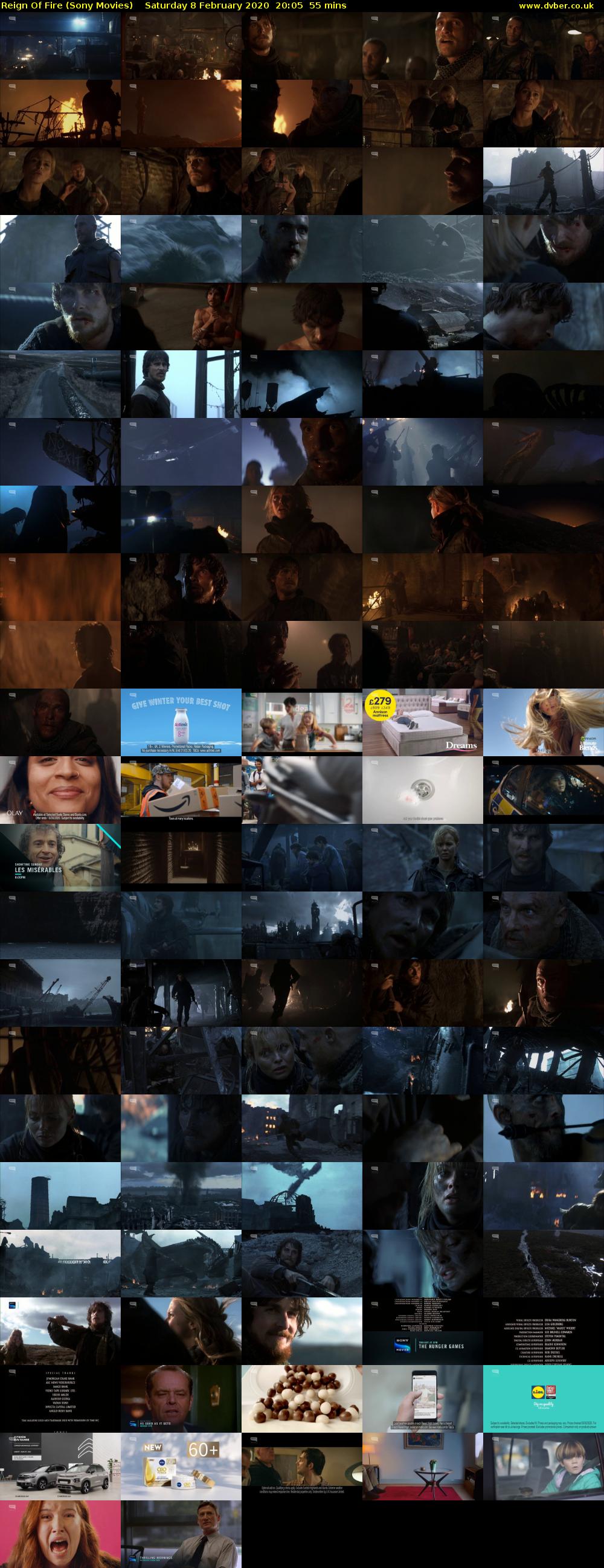 Reign Of Fire (Sony Movies) Saturday 8 February 2020 20:05 - 21:00