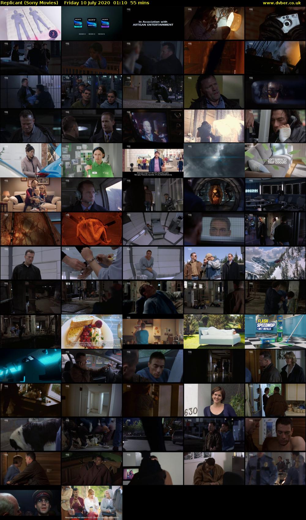 Replicant (Sony Movies) Friday 10 July 2020 01:10 - 02:05