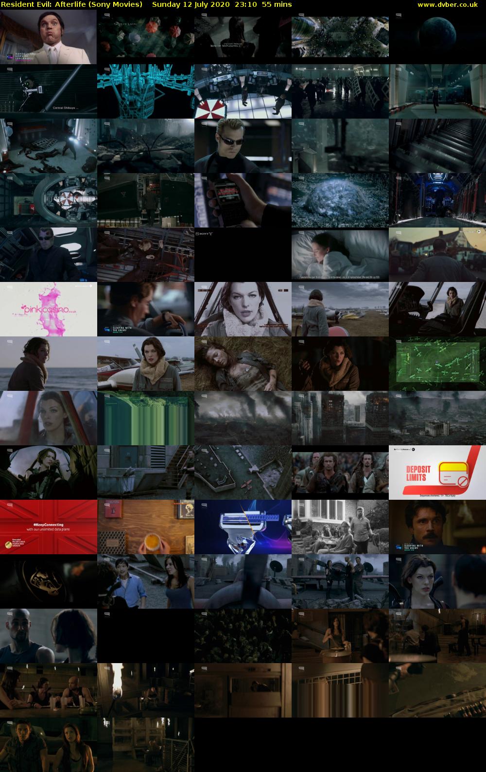 Resident Evil: Afterlife (Sony Movies) Sunday 12 July 2020 23:10 - 00:05
