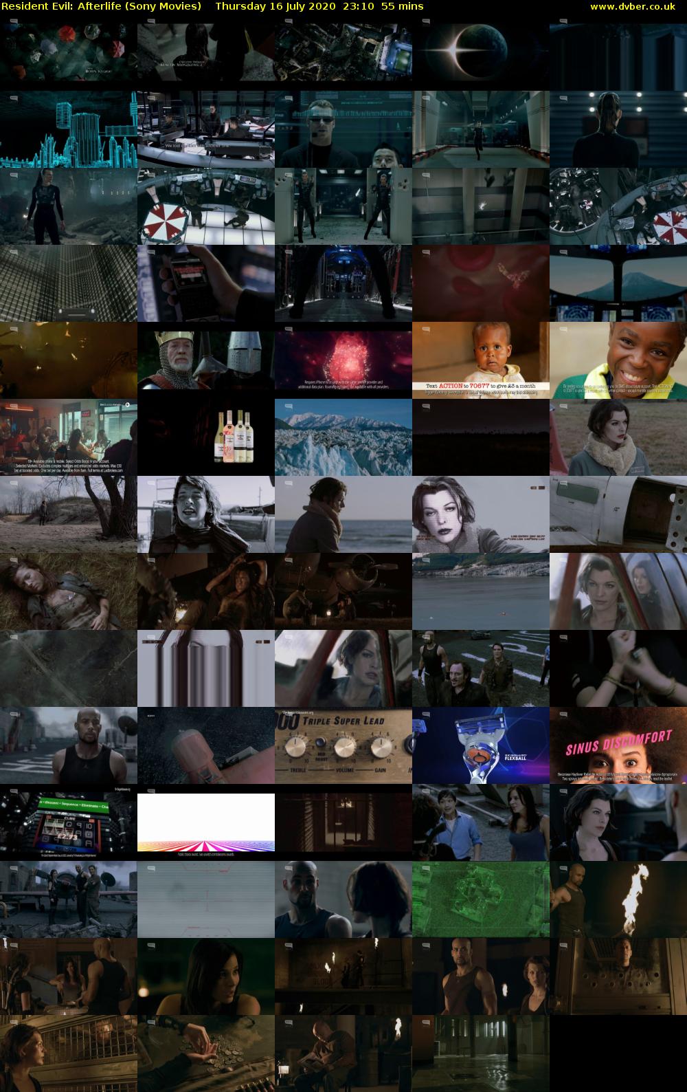 Resident Evil: Afterlife (Sony Movies) Thursday 16 July 2020 23:10 - 00:05