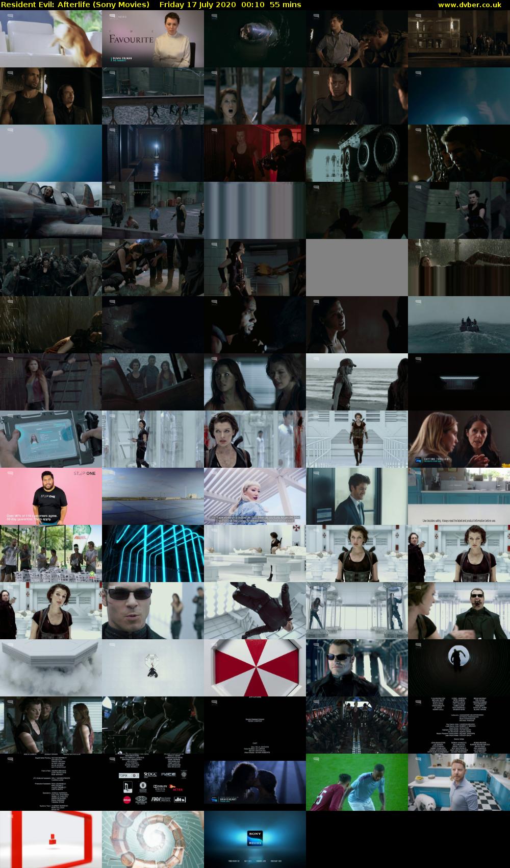Resident Evil: Afterlife (Sony Movies) Friday 17 July 2020 00:10 - 01:05