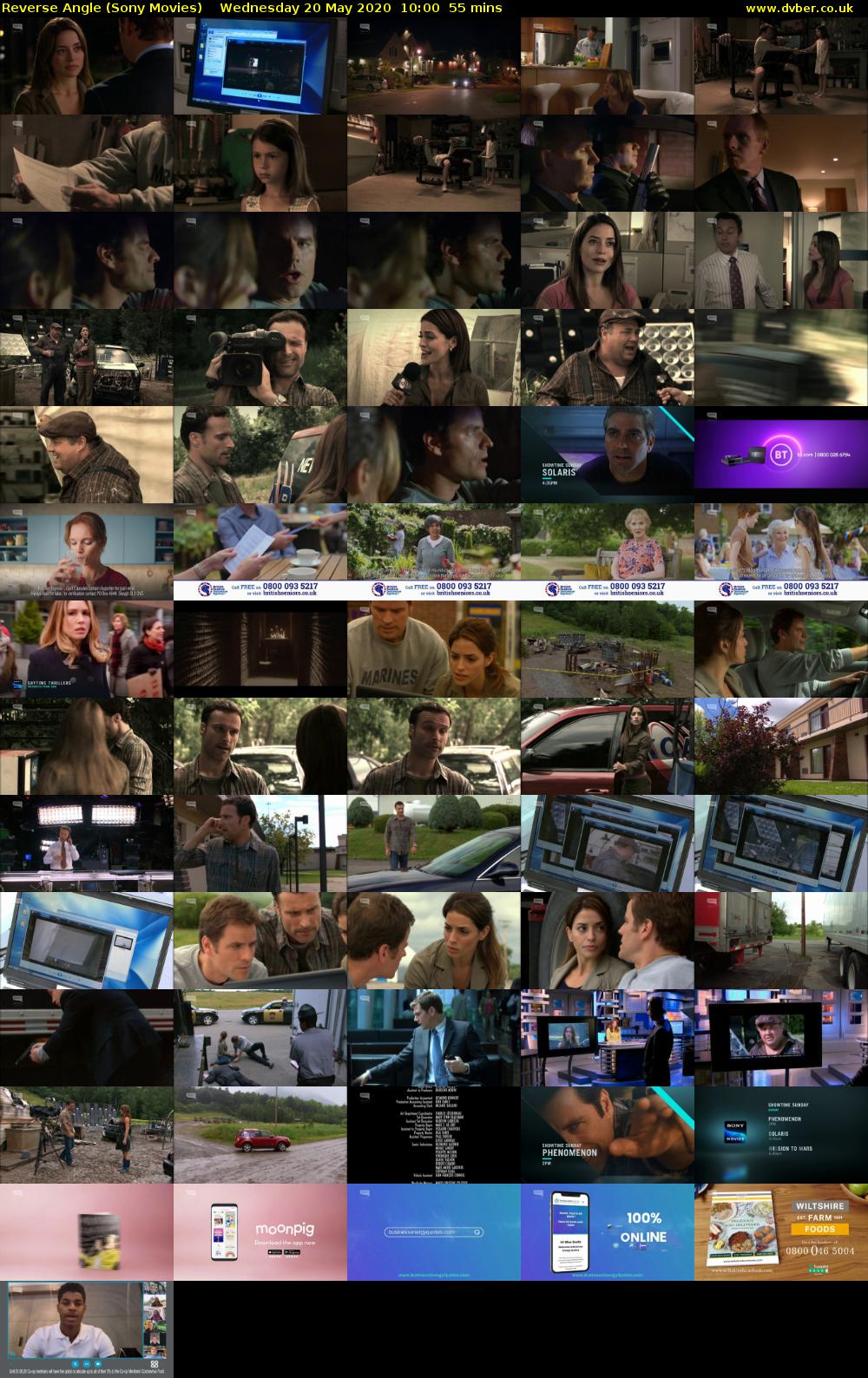 Reverse Angle (Sony Movies) Wednesday 20 May 2020 10:00 - 10:55