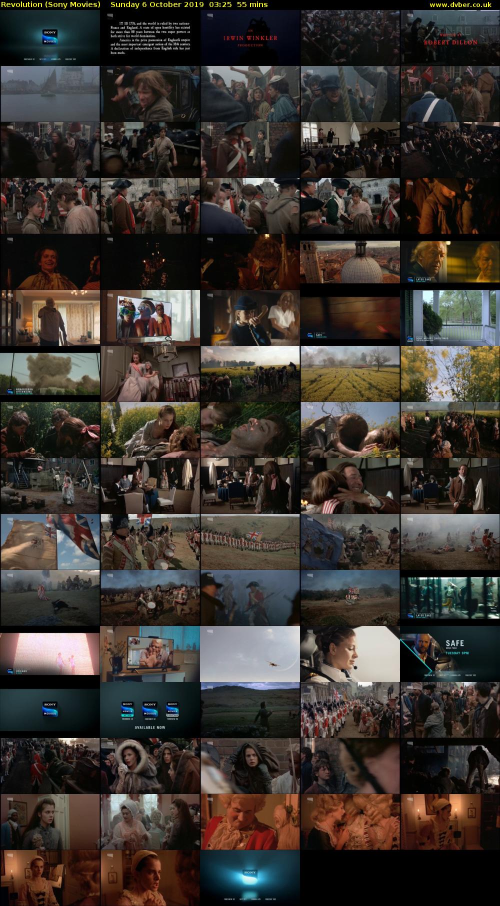 Revolution (Sony Movies) Sunday 6 October 2019 03:25 - 04:20