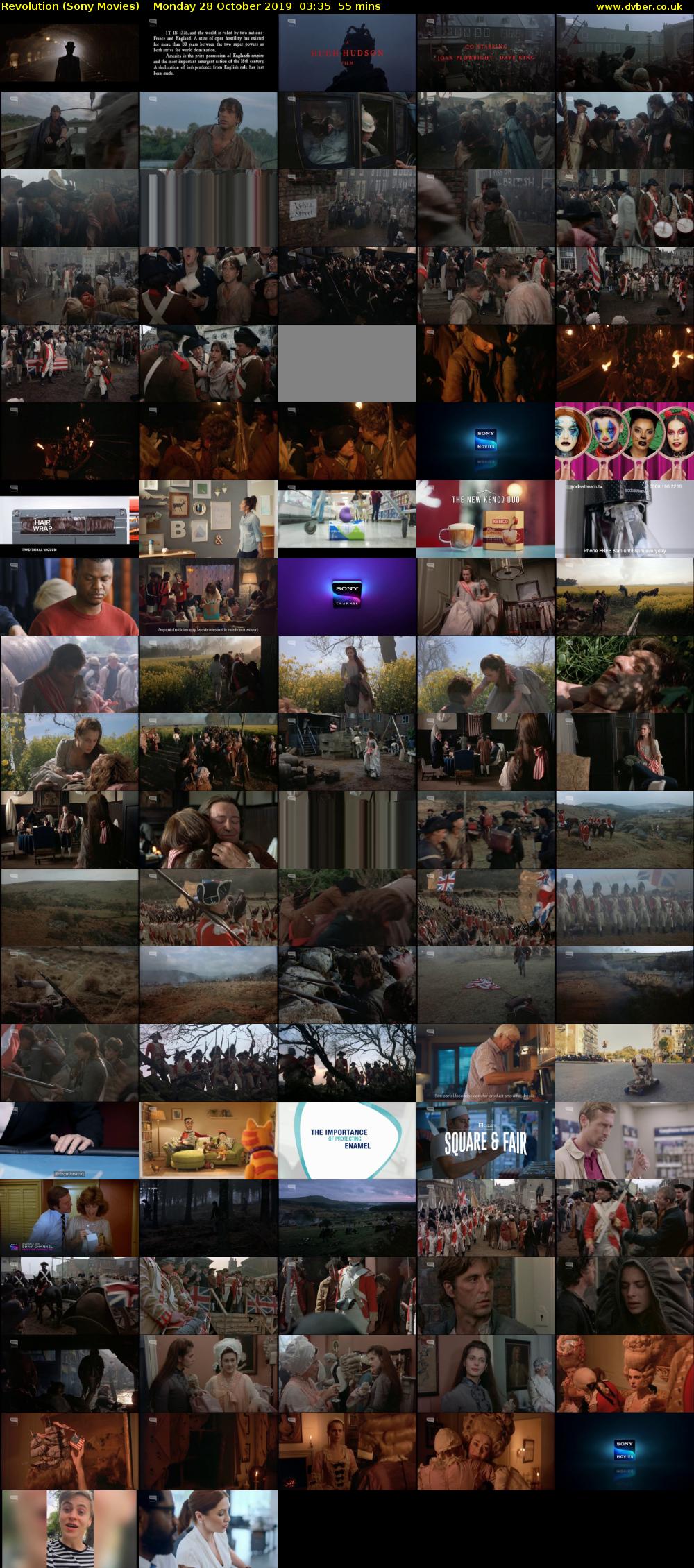 Revolution (Sony Movies) Monday 28 October 2019 03:35 - 04:30