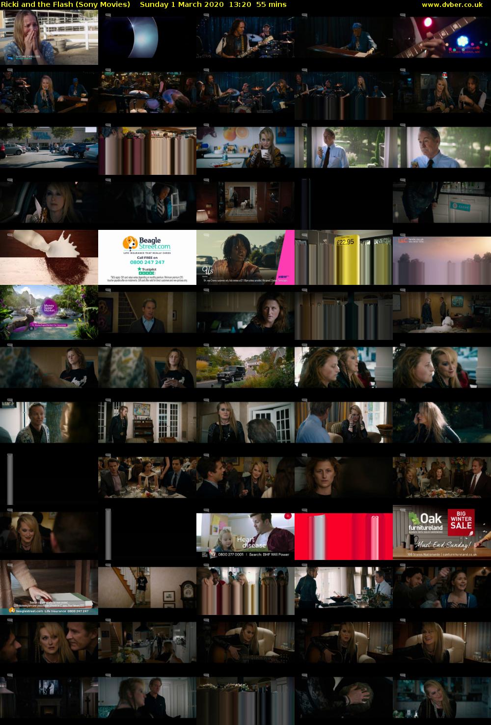 Ricki and the Flash (Sony Movies) Sunday 1 March 2020 13:20 - 14:15