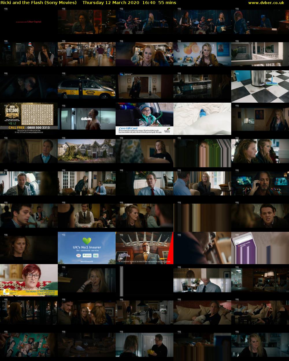 Ricki and the Flash (Sony Movies) Thursday 12 March 2020 16:40 - 17:35