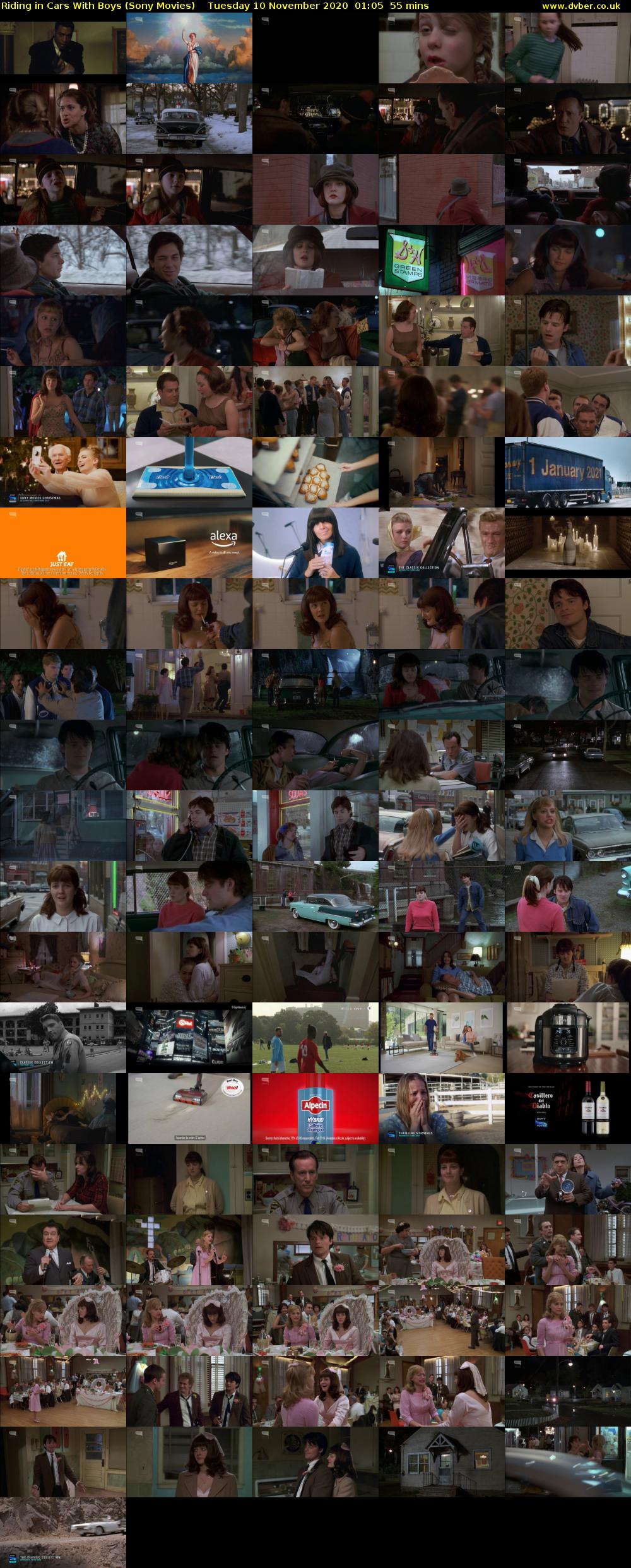Riding in Cars With Boys (Sony Movies) Tuesday 10 November 2020 01:05 - 02:00