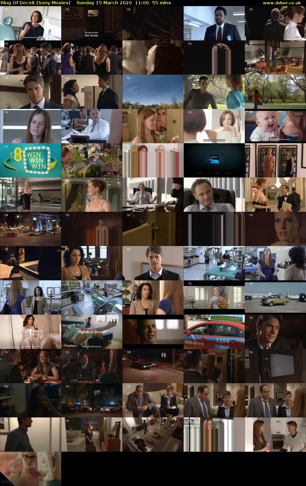 Ring Of Deceit (Sony Movies) Sunday 15 March 2020 11:00 - 11:55