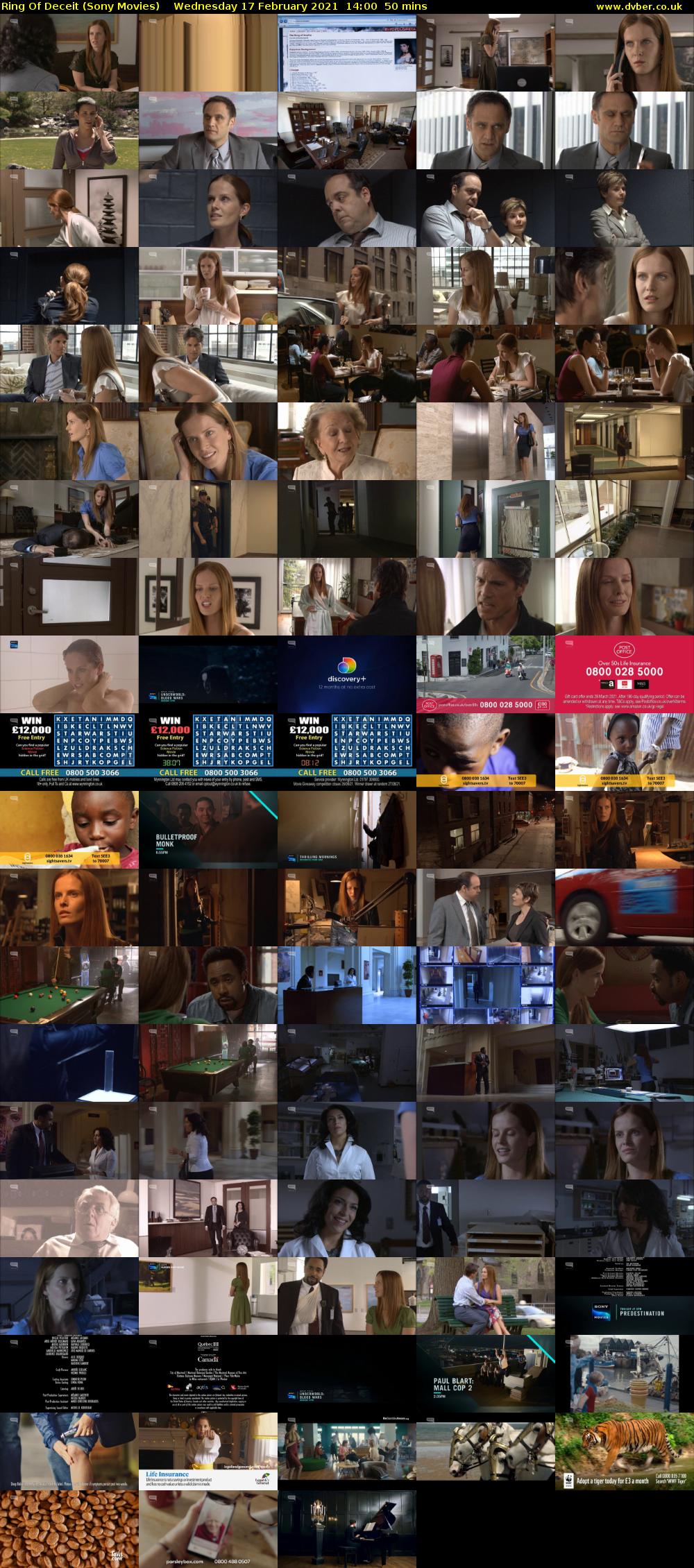 Ring Of Deceit (Sony Movies) Wednesday 17 February 2021 14:00 - 14:50