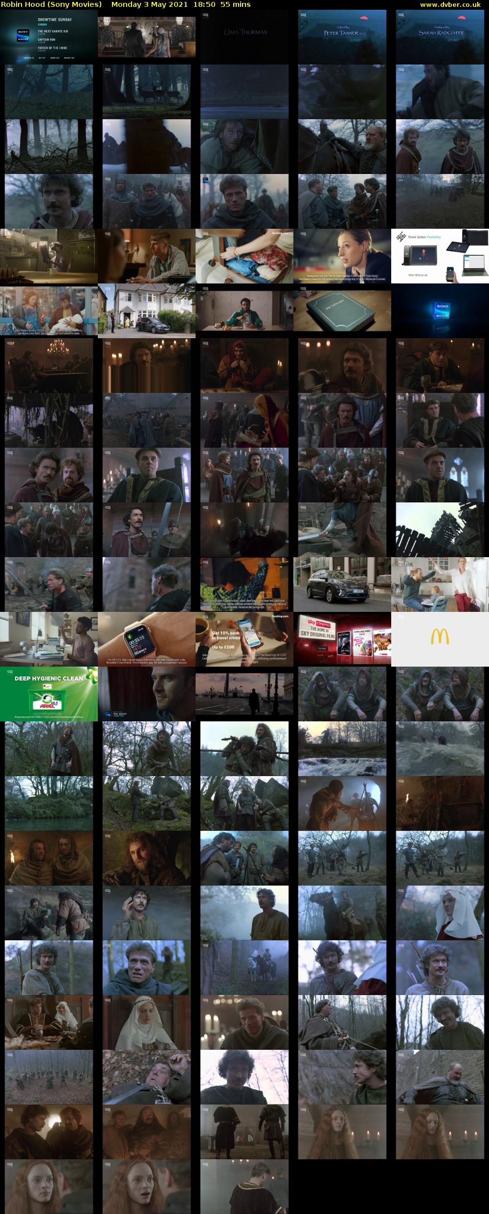 Robin Hood (Sony Movies) Monday 3 May 2021 18:50 - 19:45