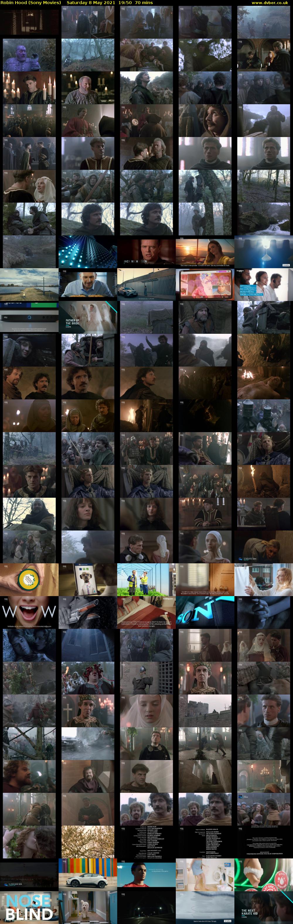 Robin Hood (Sony Movies) Saturday 8 May 2021 19:50 - 21:00
