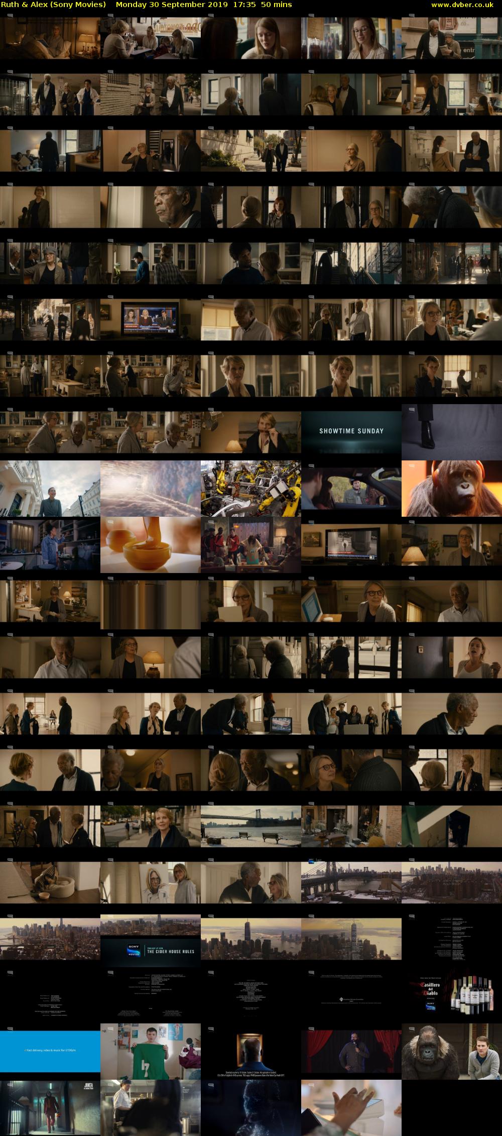 Ruth & Alex (Sony Movies) Monday 30 September 2019 17:35 - 18:25
