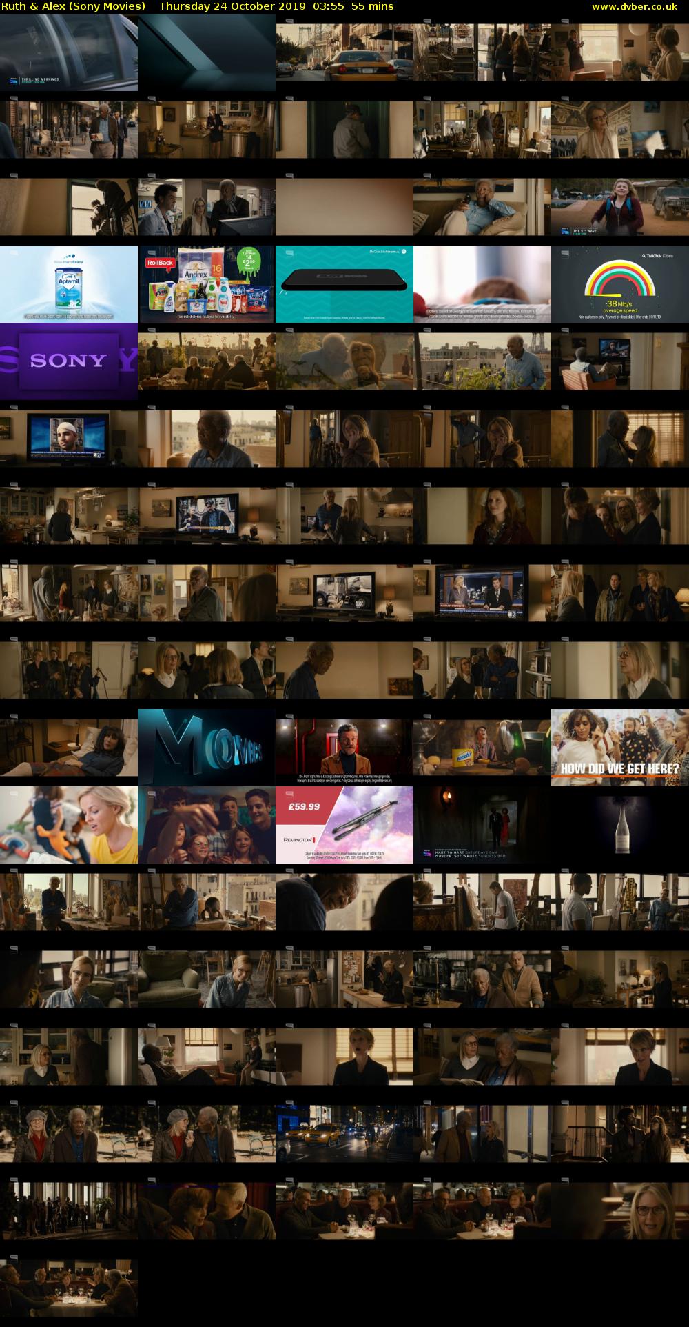 Ruth & Alex (Sony Movies) Thursday 24 October 2019 03:55 - 04:50