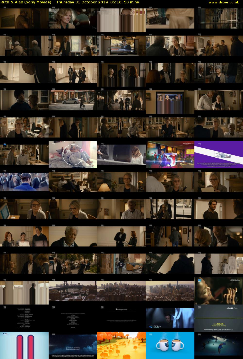 Ruth & Alex (Sony Movies) Thursday 31 October 2019 05:10 - 06:00